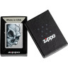 Зажигалка ZIPPO SKULL AND FLAME 46587