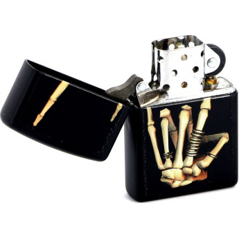Зажигалка Zippo Classic 28438, чёрная глянцевая